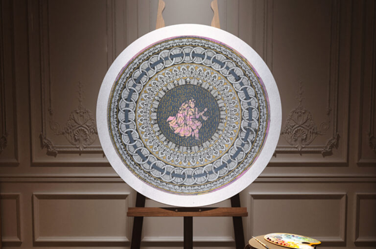 The divine love of Radha and Krishna | Mesmerizing Mandala