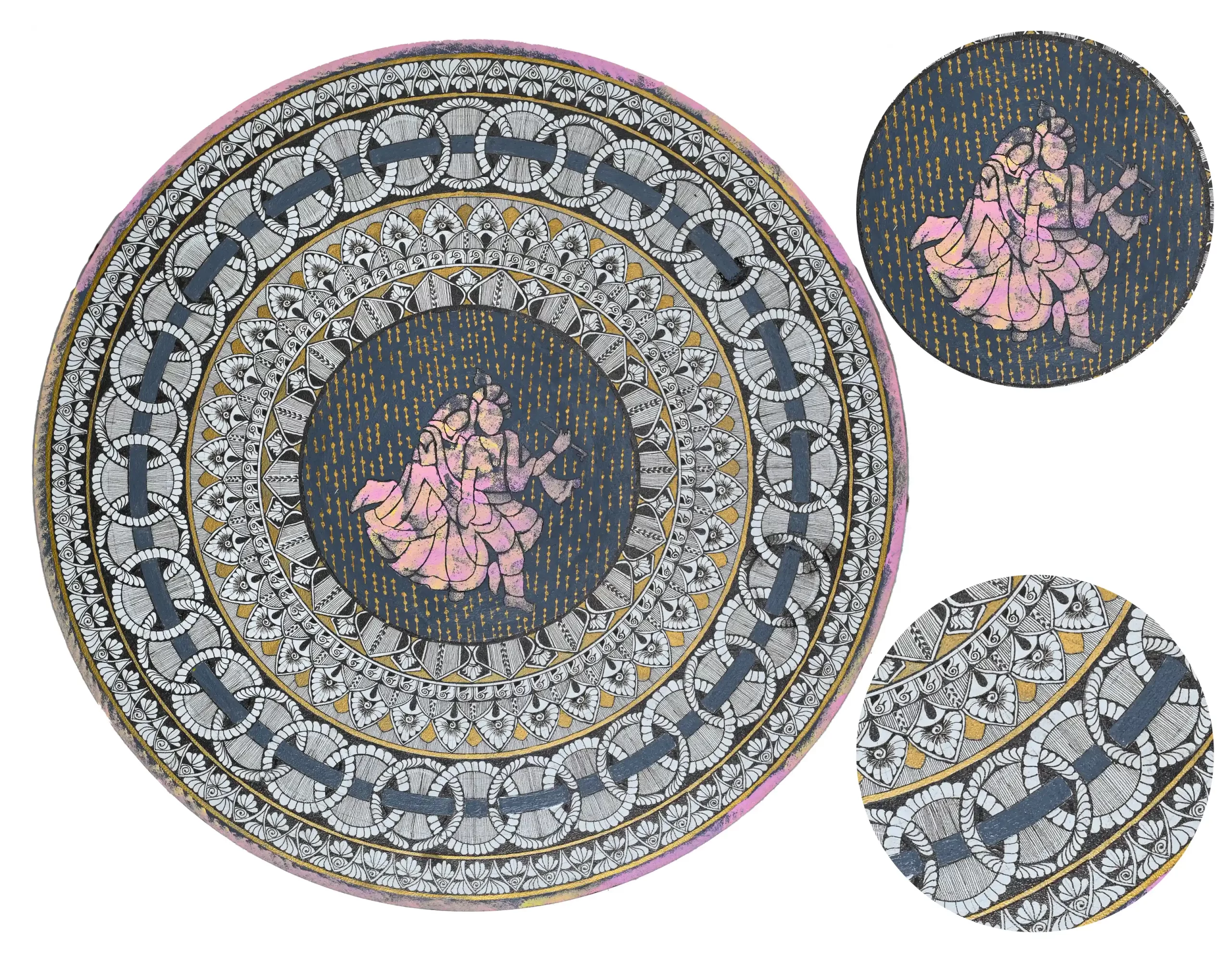 The divine love of Radha and Krishna | Mesmerizing Mandala