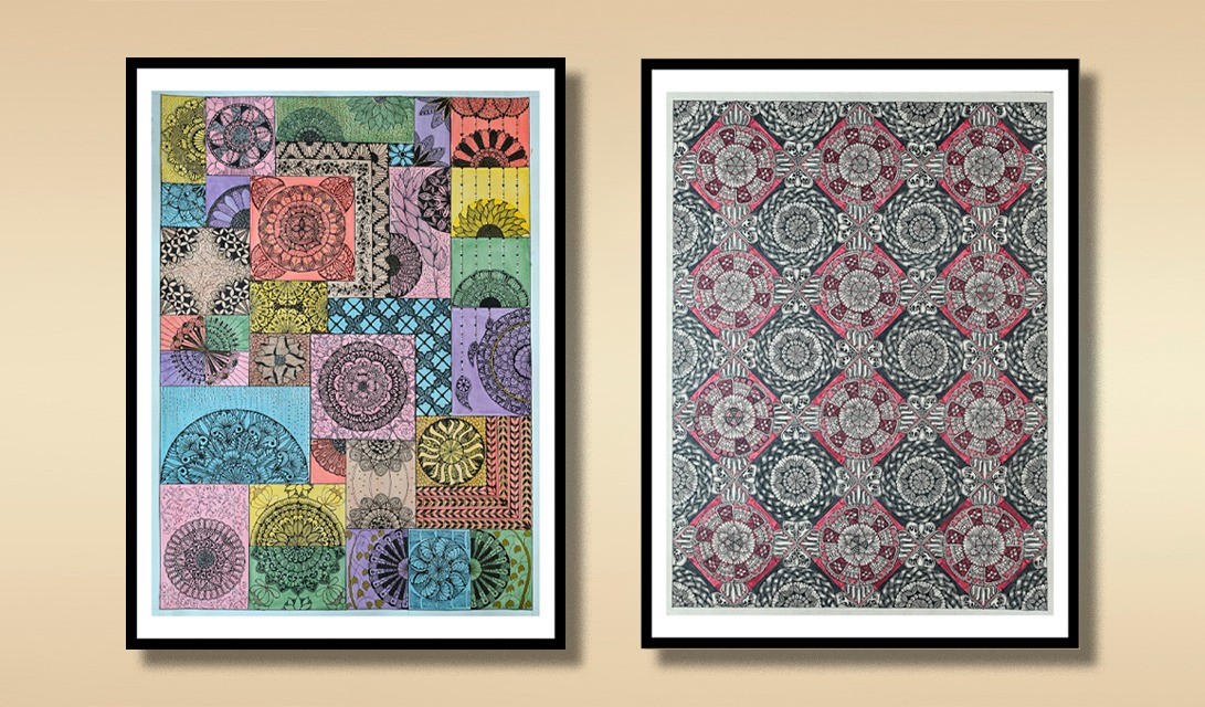 Sacred geometry artworks by Niti jain | Kasshi